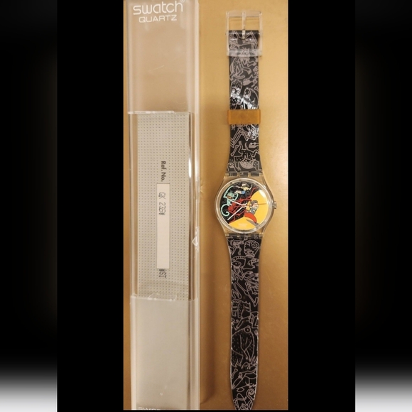 Swatch watch JUNGLE TANGLE GK235 Standard Gents Designed By Francisco Capdvila - Picture 2 of 8
